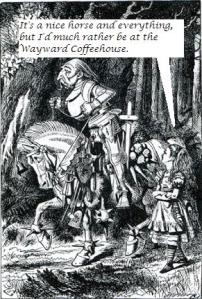 Alice looks for a Devil's Trap Mocha