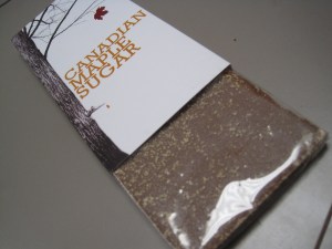Maple Crusted Milk Chocolate from Nova Scotia